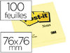 Bloc Post-it 654 jaune