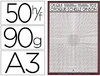 Bloc papier calque croquis échelle A3 - 90/95 grammes
